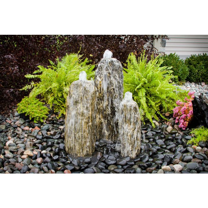 Beachcomber Chiseled Fountain - DIY Fountain Kit - Majestic Fountains