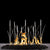 TOP Fires Stainless Steel Cat Tail Fireplace Burner and Ornament - by The Outdoor Plus - Majestic Fountains