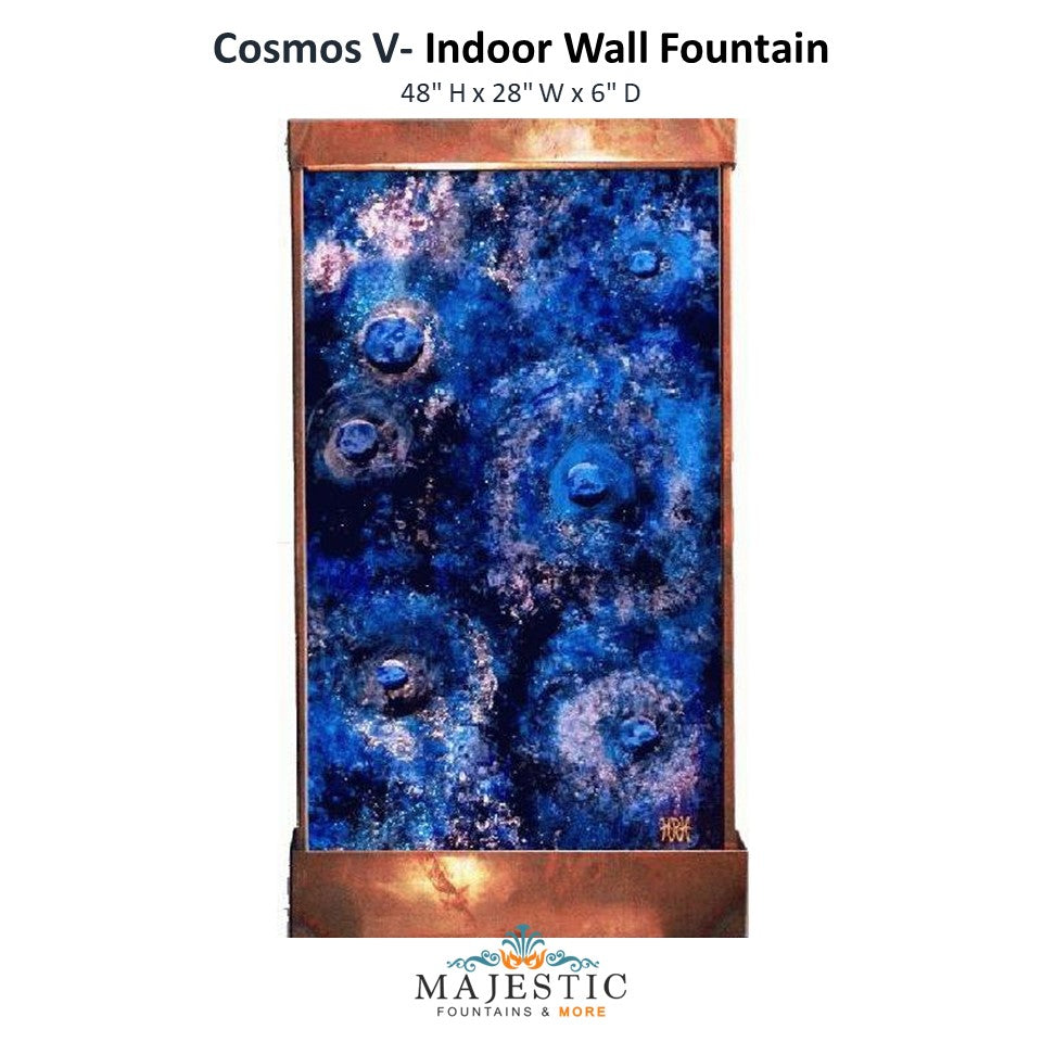 Harvey Gallery Cosmos V - Indoor Wall Fountain - Majestic Fountains