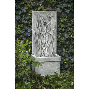 Dragonfly Wall Fountain in Cast Stone by Campania International FT-196 - Majestic Fountains