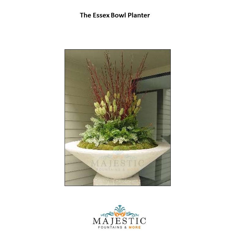 Essex Bowl Planter in GFRC - Majestic Fountains
