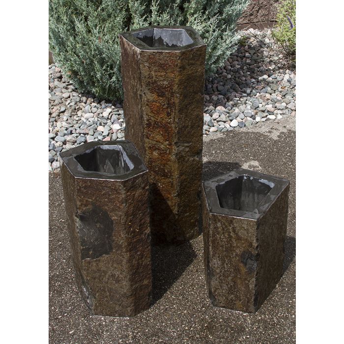 Basalt Column - Hollowed-Out - Complete Fountain Kit - Majestic Fountains