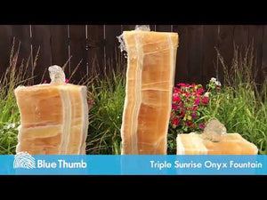 Sunrise Onyx Triple columns Complete DIY fountain kit