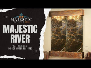 Adagio Majestic River 69"H x 54"W - Indoor Wall Fountain