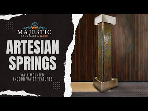 Adagio Artesian Springs in Slate 70"H x 26"W  - Indoor Floor Fountain