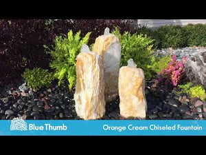 Orange Cream Chiseled Fountain - DIY Fountain Kit