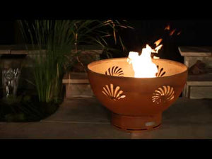 Beachcomber Wood Burning and Gas Fire Pit - by Fire Pit Art