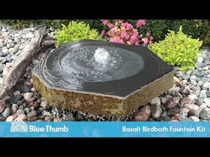 Basalt Bird Bath Fountain Kit - Complete Fountain Kit