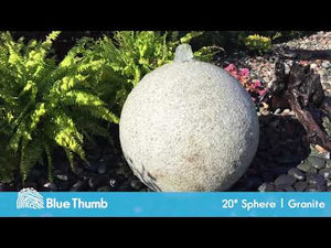 Large Granite Sphere Fountain - Complete Fountain Kit