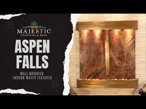 Adagio Aspen Falls 54"H x 50"W - Indoor Wall Fountain