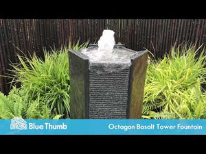 Octagon Basalt Tower  - Complete Fountain Kit