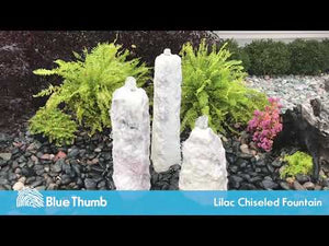 Lilac Chiseled Fountain - DIY Fountain Kit