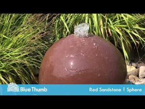Red Sand Stone Sphere Fountain DIY Kit - Choose from  multiple sizes