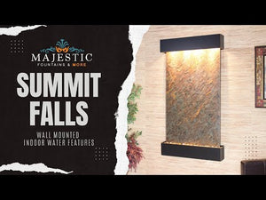 Adagio Summit Falls 74"H x 40"W - Indoor Wall Fountain