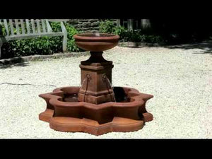 Beauvais Fountain in Cast Stone by Campania International FT-167