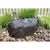 Medium Bird Bath Fountain Kit - GFRC Concrete Bubbling Boulder - Majestic Fountains
