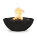 TOP Fires Sedona Round Fire Bowl in Wood Grain by The Outdoor Plus - Majestic Fountains