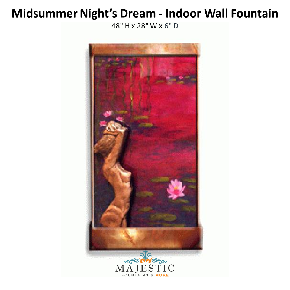 Harvey Gallery Midsummer Night's Dream - Indoor Wall Fountain. - Majestic Fountains
