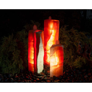 Sunrise Onyx Triple columns Complete DIY fountain kit - Majestic Fountains